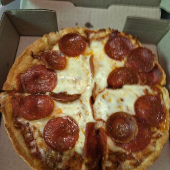 Scratch Pizzeria - Overview of a small deep dish pep - Pizza Near Me - Eagan, Minnesota