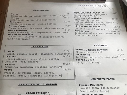 Menu photo 8 Brasserie Four Walla Walla, WA Menu photo 8 Brasserie Four Walla Walla, WA