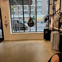 Boxing bag in front