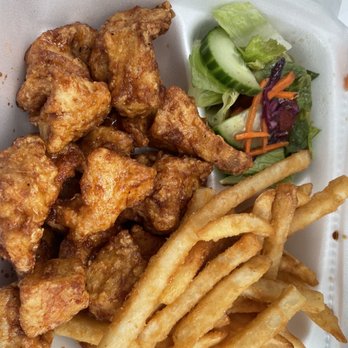 Boom Boom Chicken - Pop Corn Chicken with French Fries - Korean Near Me - Fort Lee, New Jersey Boom Boom Chicken - Pop Corn Chicken with French Fries - Korean Near Me - Fort Lee, New Jersey