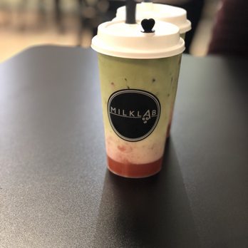 Milk Lab - Cary - Rose Matcha Latte - Ice Cream & Frozen Yogurt Near Me - Cary, North Carolina