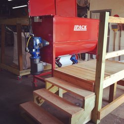 Eleva Soils - One of our machines that allows us to make small batch, custom soil mixes.