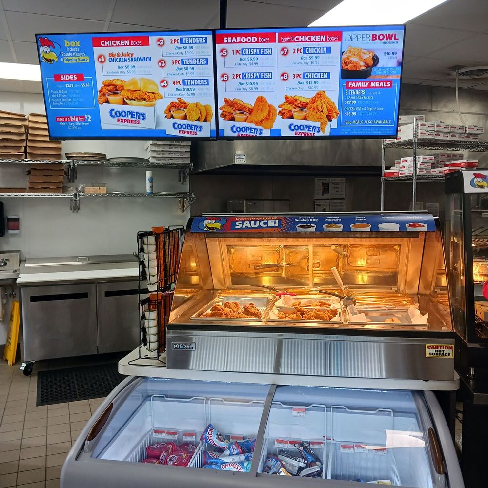 Trails Edge - Cooper's Chicken counter, plus Ice Cream freezer - Gas Stations Near Me - Pierz, Minnesota Trails Edge - Cooper's Chicken counter, plus Ice Cream freezer - Gas Stations Near Me - Pierz, Minnesota