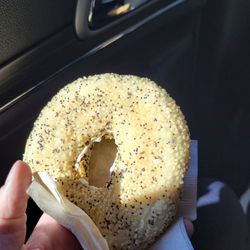 The 806 Coffee + Lounge - Everything bagel with cream cheese