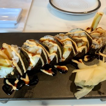 Akami Sushi Bar - I believe this is the Spider Roll. It was very good, though I preferred the Dragon Roll and Ocean Delight. - Sushi Bars Near Me - Apex, North Carolina Akami Sushi Bar - I believe this is the Spider Roll. It was very good, though I preferred the Dragon Roll and Ocean Delight. - Sushi Bars Near Me - Apex, North Carolina