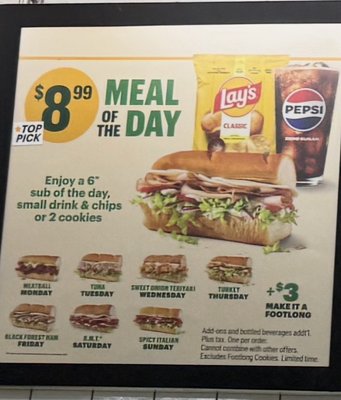 Menu photo 2 Subway Kailua, HI Menu photo 2 Subway Kailua, HI