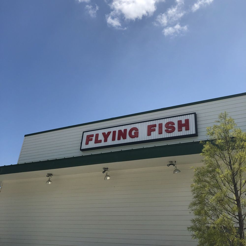 Flying Fish - Outside of the restaurant - Seafood Near Me - Coppell, Texas
