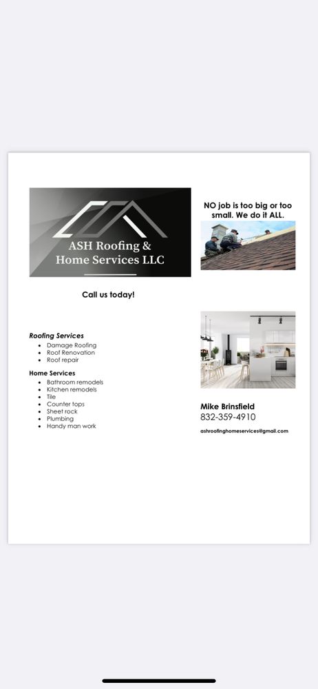 Slide of Ash Roofing & Home Services