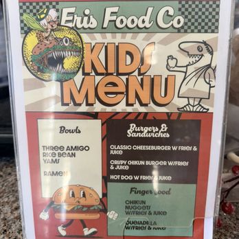 Eris Food - Kids Menu. - Vegan Near Me - Oceanside, California