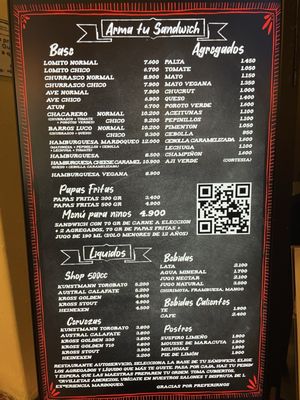 Menu photo 1 Fuente Mardoqueo Santiago, RM