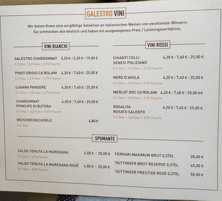 Menu photo 3 Galestro Koblenz, RP