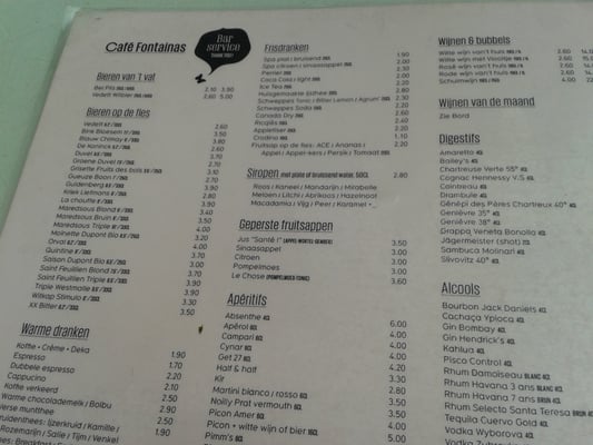Menu photo 3 Le Fontainas Brussels, BRU