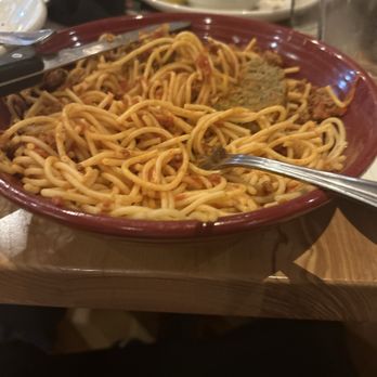 Carrabba's Italian Grill - Pasta Marina the sauce was bitter and their wasn't much of it - Italian Near Me - Lexington, Kentucky