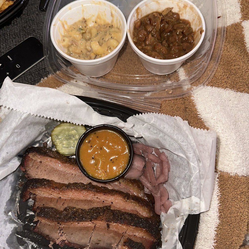Oak Burn BBQ - Brisket, jalapeño Mac & cheese, & beans. - Barbeque Near Me - Rapid City, South Dakota Oak Burn BBQ - Brisket, jalapeño Mac & cheese, & beans. - Barbeque Near Me - Rapid City, South Dakota