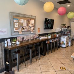 Hamachi Sushi Express - Waiting area for take-out customers