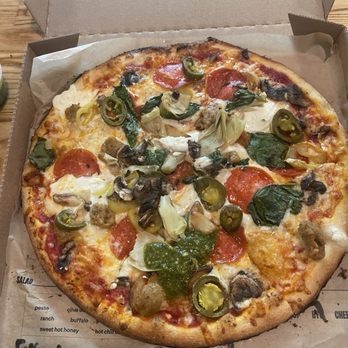 Blaze Pizza - Build Your Own Pizza (11-inch) - Salad Near Me - Ontario, California