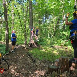Long Hollow Canopy Tour - Time for some training