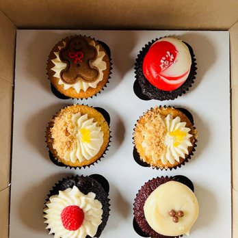 Cupcakin' Bake Shop - Lemon Cream Pie, Chocolate Peppermint, Chocolate Raspberry, Salted Caramel, and Red Velvet. - Bakeries Near Me - Walnut Creek, California