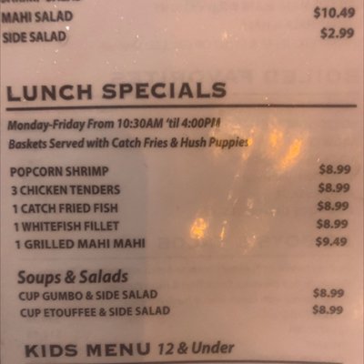 Menu photo 5 The Catch - Arlington  Arlington, TX
