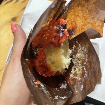 The Little Daisy Bake Shop - 4th of July muffin, almost done - Bakeries Near Me - Montclair, New Jersey