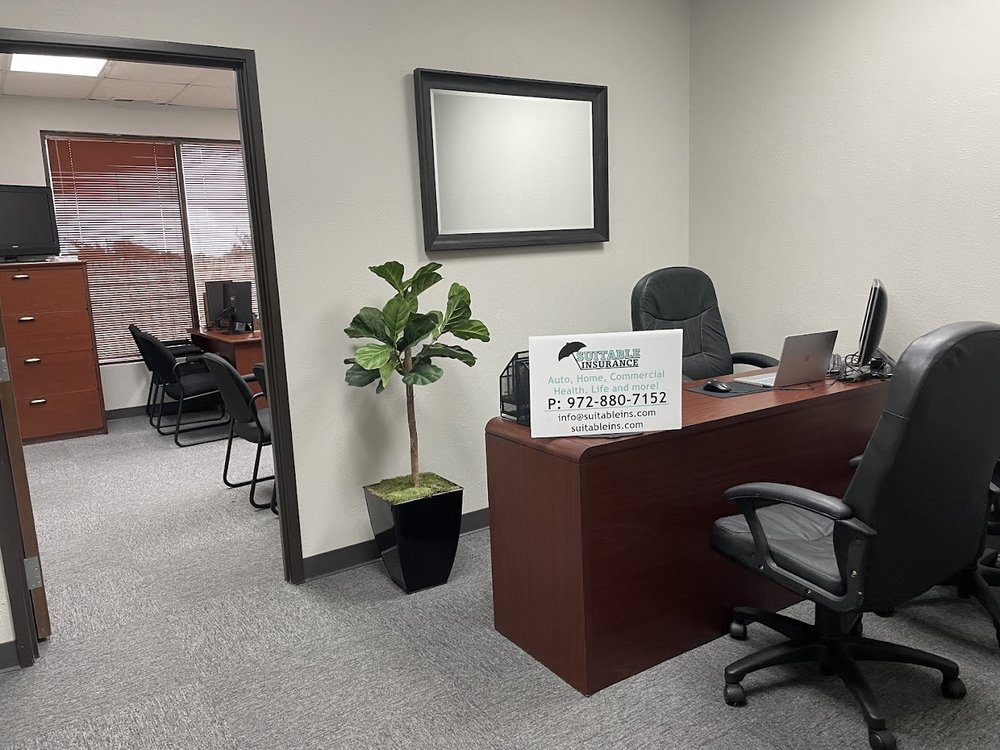 SUITABLE INSURANCE Updated October 2024 3001 Motley Dr, Mesquite