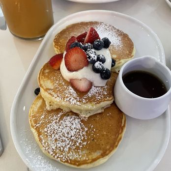 The Brewpaddle Cafe - Pancakes with Ricotta cream and berries. - Breakfast & Brunch Near Me - Biloxi, Mississippi The Brewpaddle Cafe - Pancakes with Ricotta cream and berries. - Breakfast & Brunch Near Me - Biloxi, Mississippi
