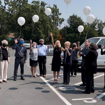 Eggen & Lance Chapel - Gorgeous biodegradable balloon ceremony in parking lot. - Funeral Services & Cemeteries Near Me - Santa Rosa, California Eggen & Lance Chapel - Gorgeous biodegradable balloon ceremony in parking lot. - Funeral Services & Cemeteries Near Me - Santa Rosa, California