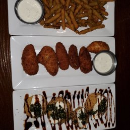 Fried Green Tomato Caprese