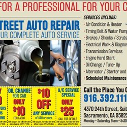 24th Street Auto Repair - Ad from Local Shopper *Coupons expire 7/31/17*