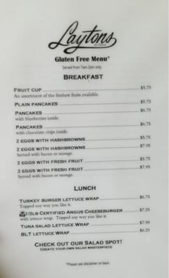 Menu photo 7 Layton's on 92nd Ocean City, MD