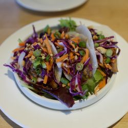 Vinaigrette - Jicama duck tacos were perfect