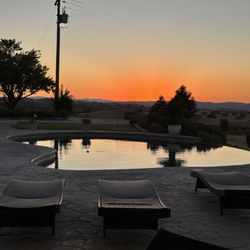 Crooms Moonlight Ranch - The beautiful sunset