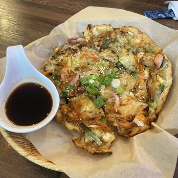 Choi's Korea & Wing - S2. Seafood and Veggie Pancake - Korean Near Me - Charlotte, North Carolina