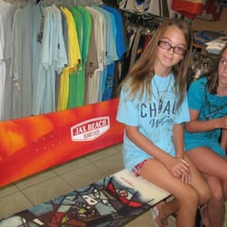 Jax Beach Surf Shop - Bench made from snowboards