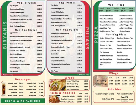 Menu photo 4 Little India Pizza® Frisco, TX Menu photo 4 Little India Pizza® Frisco, TX