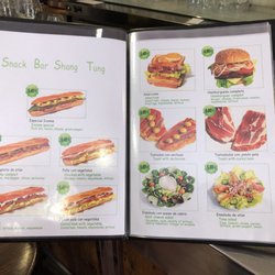 Shung Tung - Just a few pages on the menu