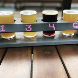 Evening Sky Brewing - I'm a big fan of flights!