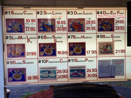 Menu photo 7 The Lobster Claw Pound & Restaurant Saco, ME Menu photo 7 The Lobster Claw Pound & Restaurant Saco, ME