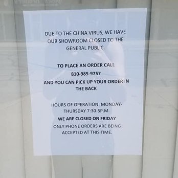 R Janus Supply - An announcement posted outside their store. - Home & Garden Near Me - Port Huron, Michigan R Janus Supply - An announcement posted outside their store. - Home & Garden Near Me - Port Huron, Michigan