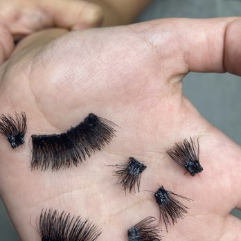Oasis Nail Spa - ZOOM IN TO SEE THE AMOUNT OF LASHES I LOST DUE TO THE CAKED ON GLUE WHICH BTW THE GLUE THEY USE IS NOT MEANT FOR EYES!!!! - Nail Salons Near Me - Jacksonville, North Carolina Oasis Nail Spa - ZOOM IN TO SEE THE AMOUNT OF LASHES I LOST DUE TO THE CAKED ON GLUE WHICH BTW THE GLUE THEY USE IS NOT MEANT FOR EYES!!!! - Nail Salons Near Me - Jacksonville, North Carolina