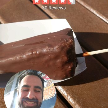 Chocglitz & Cream - Chocolate covered cheesecake on a stick. - Ice Cream & Frozen Yogurt Near Me - Albuquerque, New Mexico