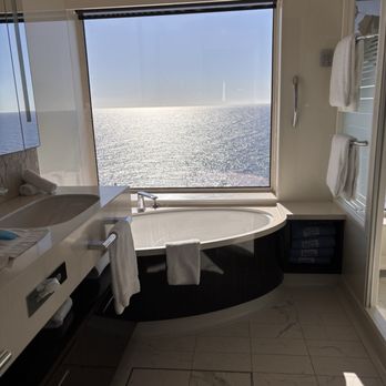 Norwegian Cruise Line - Cabin 18714 master bathroom - Travel Services Near Me - San Pedro, California Norwegian Cruise Line - Cabin 18714 master bathroom - Travel Services Near Me - San Pedro, California