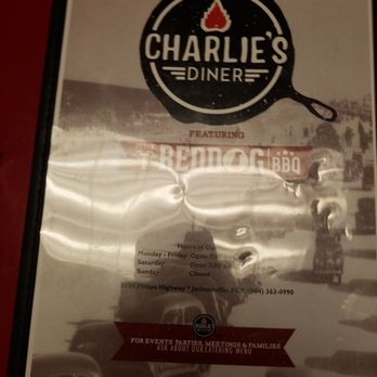 Charlie's Diner - Checking in to a new place with great reviews - Diners Near Me - Jacksonville, Florida