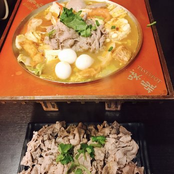 Tasty Pot - Beef hotpot #1.  I ordered an extra plate of beef as it was delicious. - Taiwanese Near Me - Dublin, California