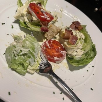 The Mercury - Started eating the wedge salad before the pic... - Steakhouses Near Me - Dallas, Texas