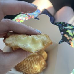Custard filled taiyaki! Highly recommend! Custard filled taiyaki! Highly recommend!
