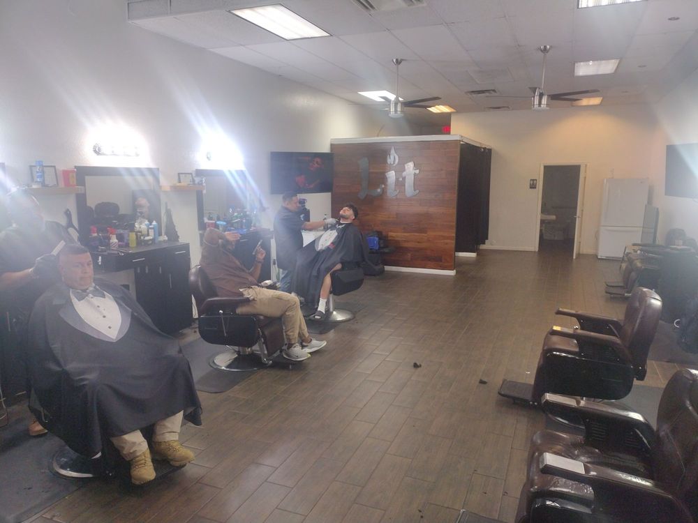 Lit Barbershop Logo