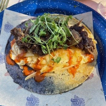 Nixta Taqueria - Breakfast Taco with Brisket - Mexican Near Me - Austin, Texas Nixta Taqueria - Breakfast Taco with Brisket - Mexican Near Me - Austin, Texas