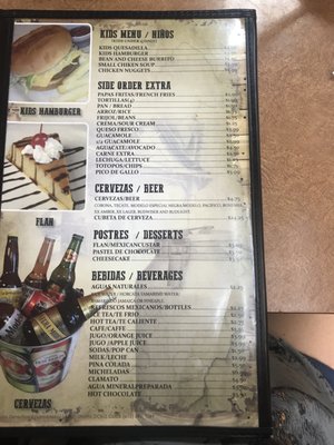 Menu photo 3 La Cabana Saint Paul, MN