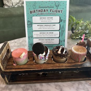 Founders Coffee - St Rose - Birthday Flight - Coffee & Tea Near Me - Henderson, Nevada